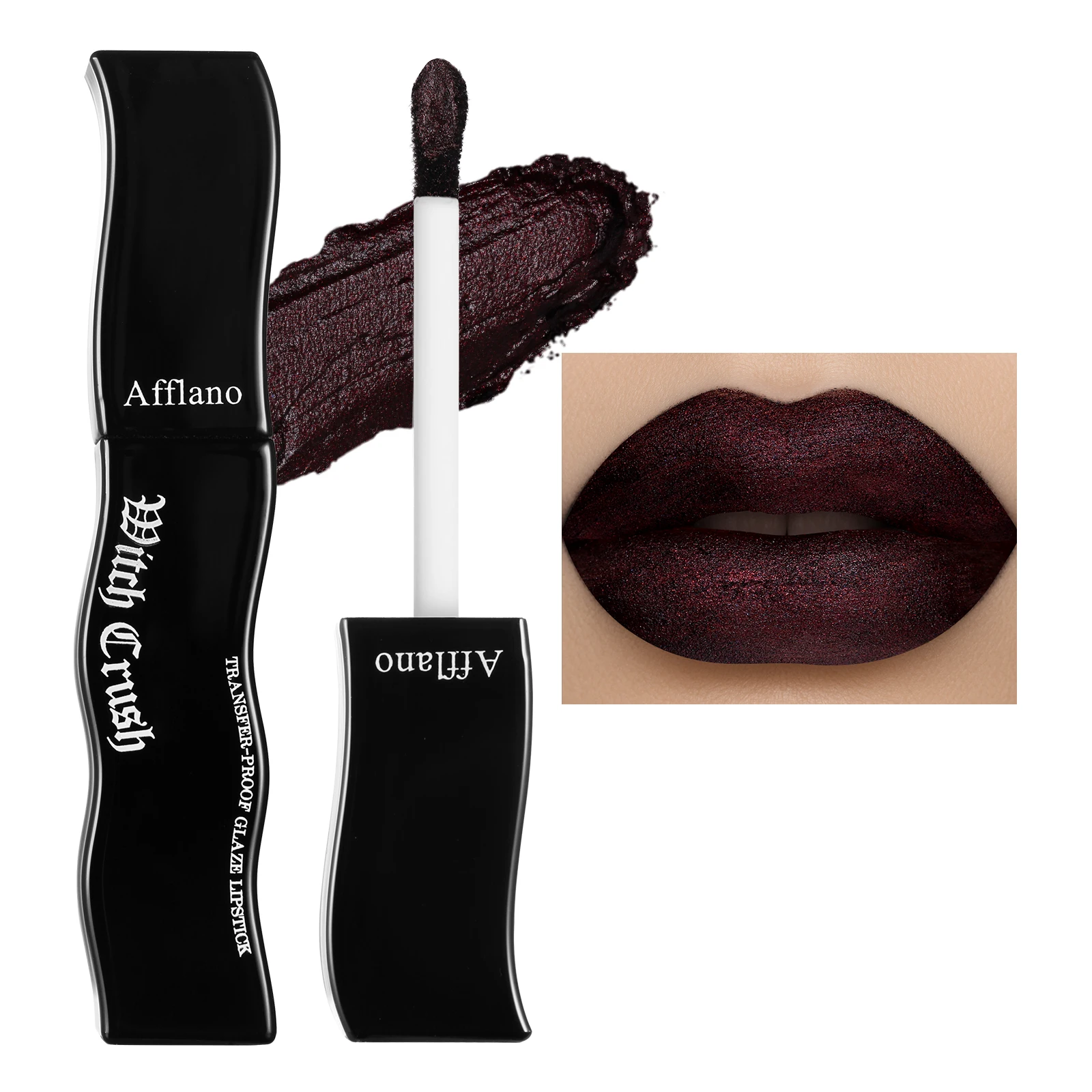 

Темно-красная готическая помада, винная матовая и металлическая грязевая помада для губ, шелковистая, полное покрытие, увлажняющая, высокопигментированная, веганский бордовый R