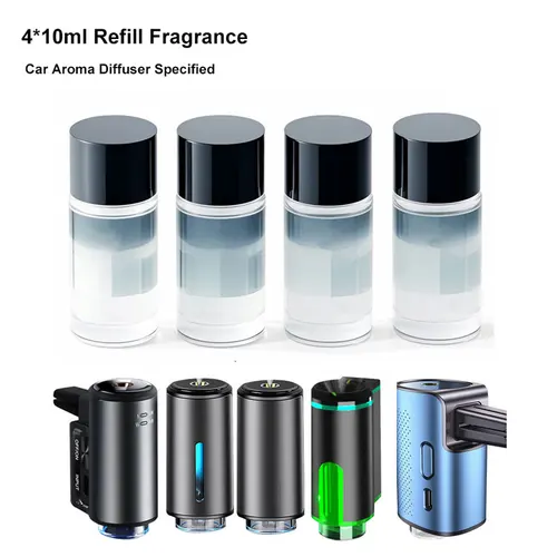 Imagen 1 del producto Recambio de aceite esencial para ambientador de coche, difusor de salida de ventilación de aire, fragancia adicional, olor, eliminación de olores, mix4, 10ml
