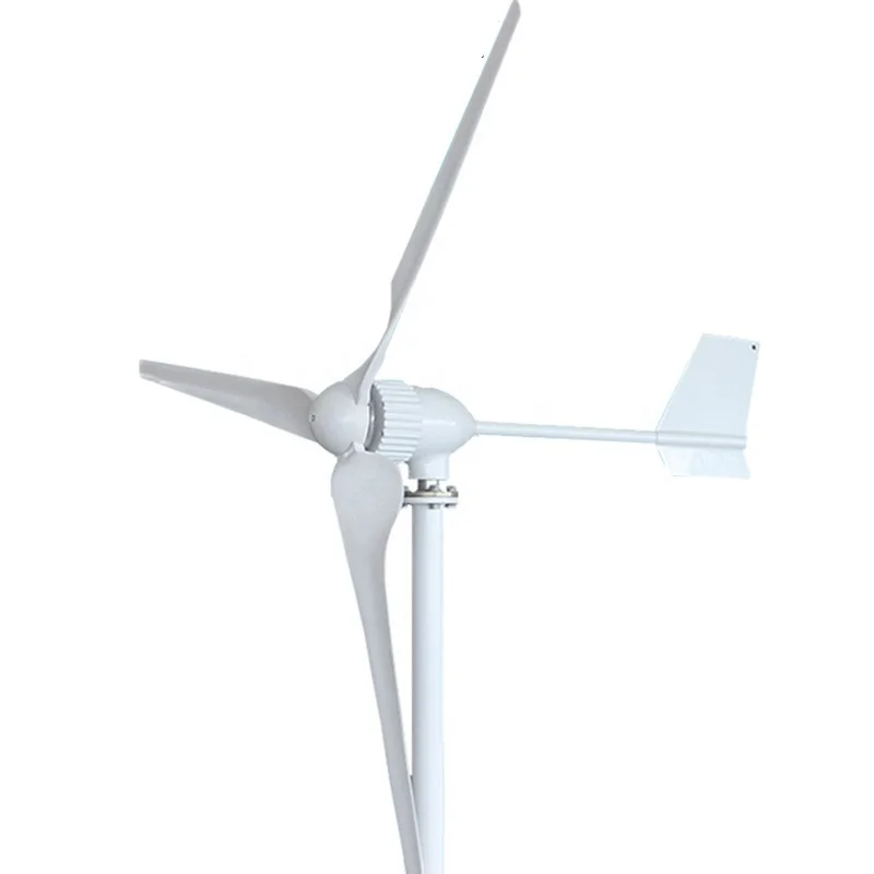 REAL Power Wind Generator 1000W 24V 48V 96V Strong Wind Turbine 3 PCS 1000MM Nylon Fiber Blades / 1KW Windmill System FT-1000M5