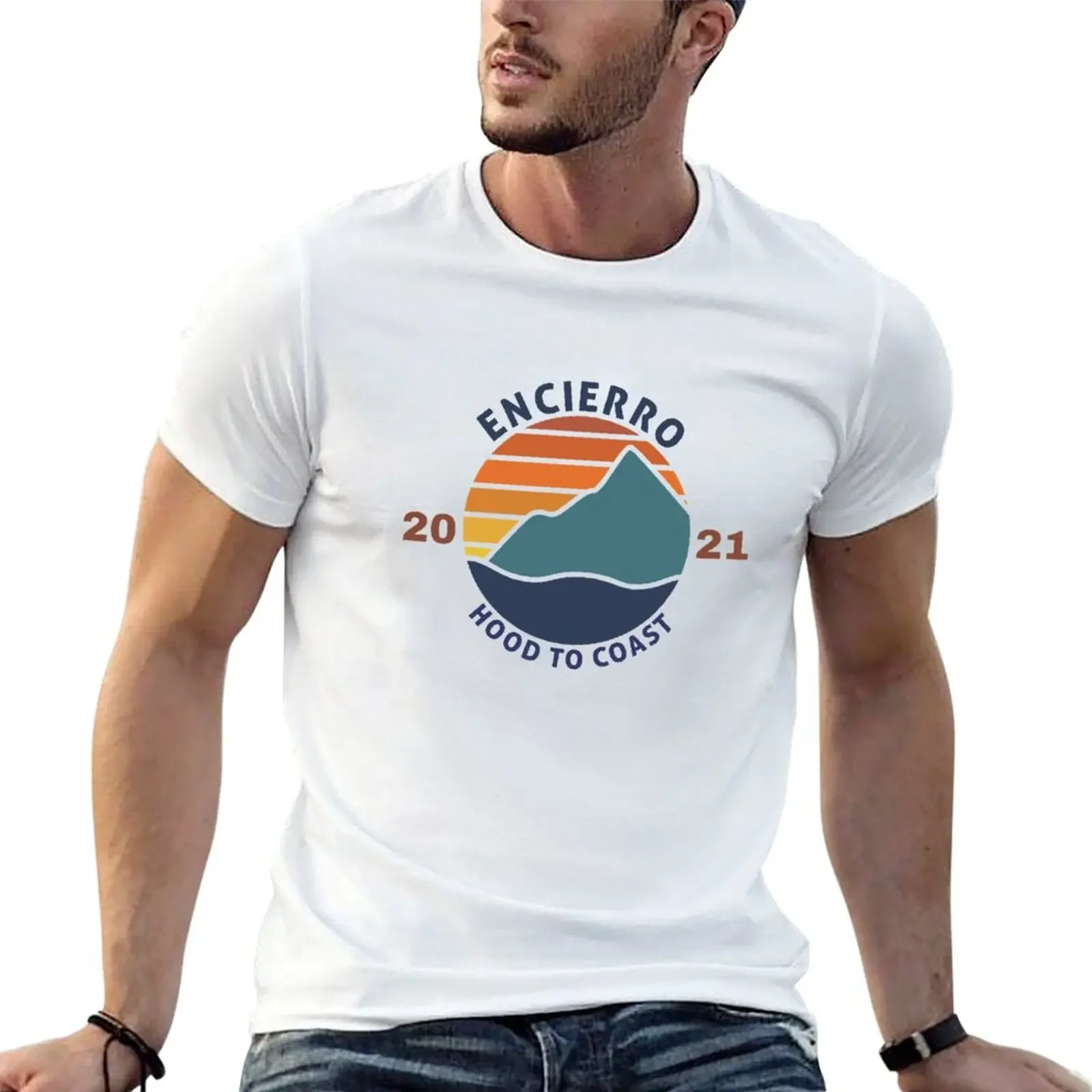 

Team Encierro 2021 HTC Landscape T-Shirt designer shirts oversized t shirt shirts graphic cute clothes men workout shirt