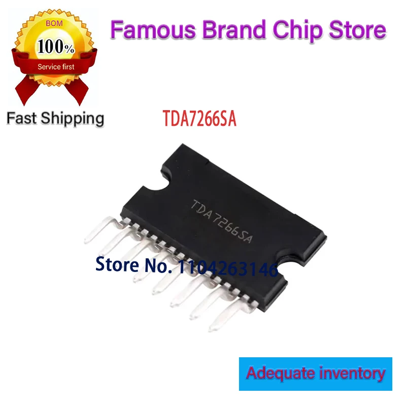 Original TDA7266SA TDA7266 CD7266CA CD7266 ZIP-15 in Stock 10Pcs/lot