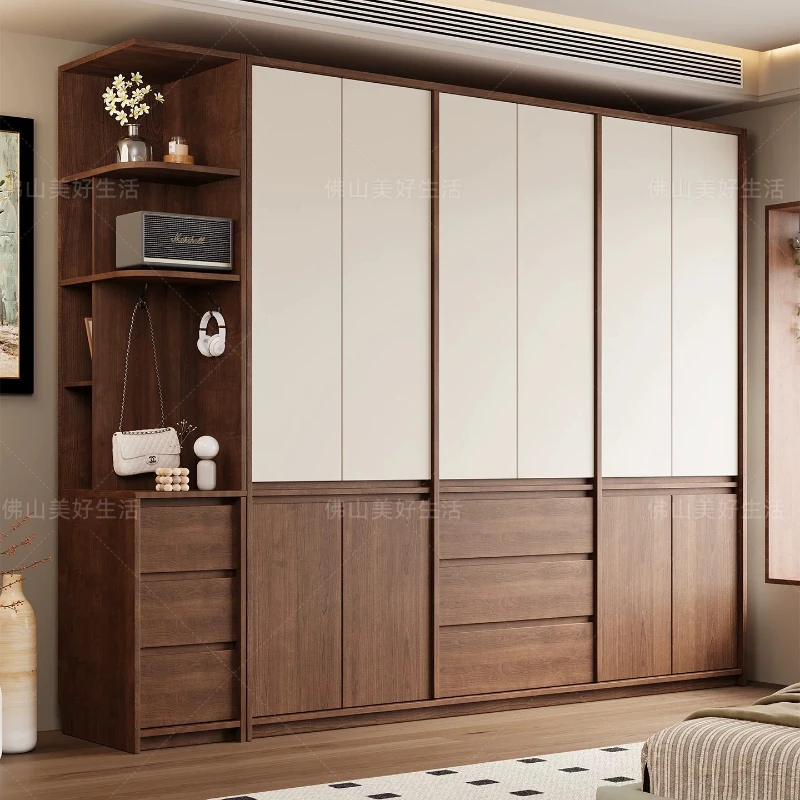 Rail Bookcase Wardrobe Solid Wood Rack Drawer Drawers Wardrobe Closet Storage Armadio Camera Da Letto Furniture For House