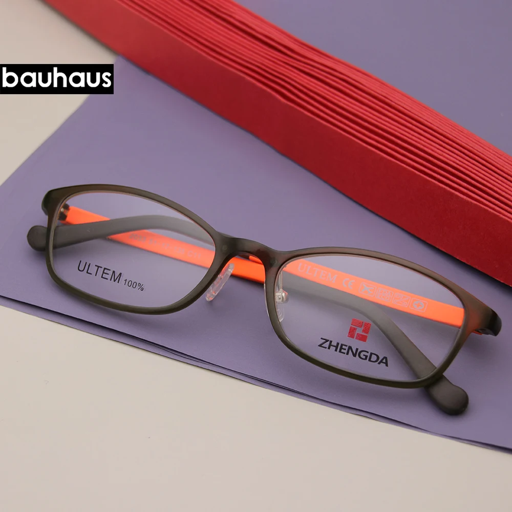 Bauhaus Warehouse Clearance Cheap TR90 Unisex Square Optical Eyeglasses Frame
