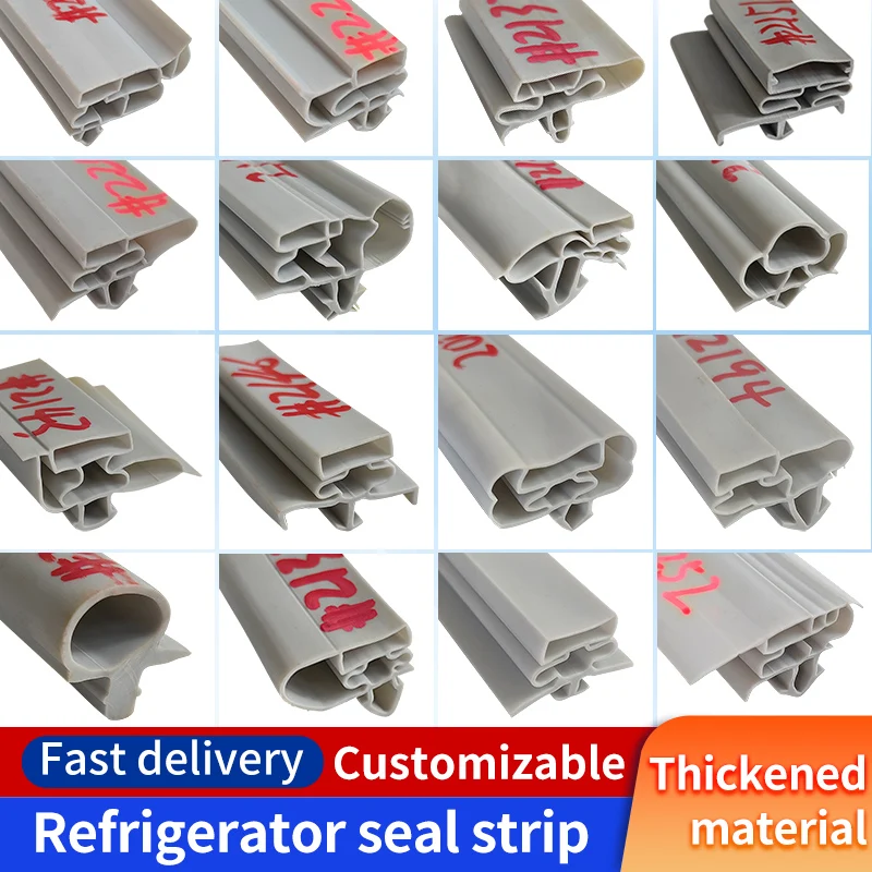 2.5m-5m Freeze-Proof Magnetic Door Seal for Commercial Cold Storage Fridge Leak-Proof Strip Uncut Delivery