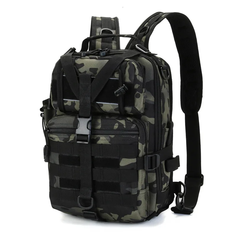 

Outdoor Camping Backpack Waterproof Trekking Fishing Hunting Bag Military Tactical Army Molle Climbing Rucksack Fishing Bags New