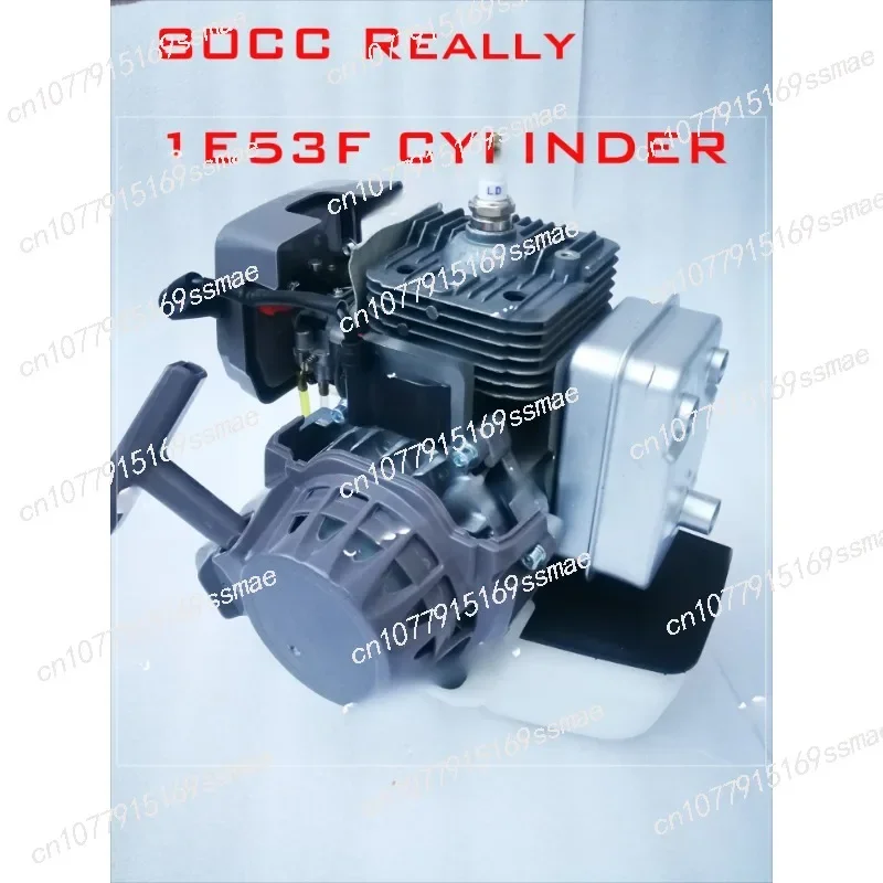 Really 80cc 1E53F 2T  Gasoline Engine 2 Stroke for Earth Drill Brush Cutter Goped  Scooter Outboart Motor  53mm Cylinder Piston