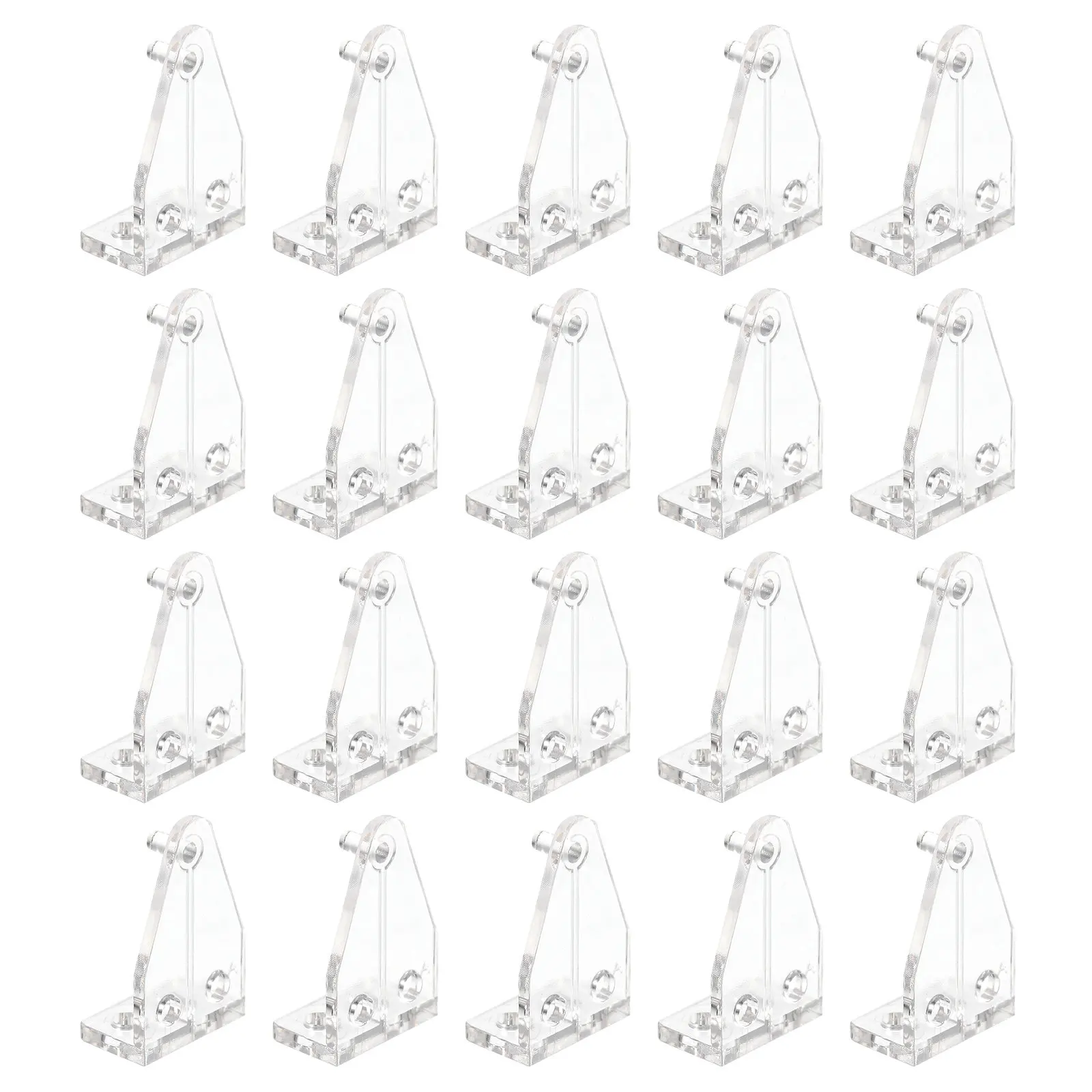 20pcs Blinds Positioning Hook Plastic Fixing Clips For Roller Roman Vertical Curtains Tensioner Wall Mount Accessory
