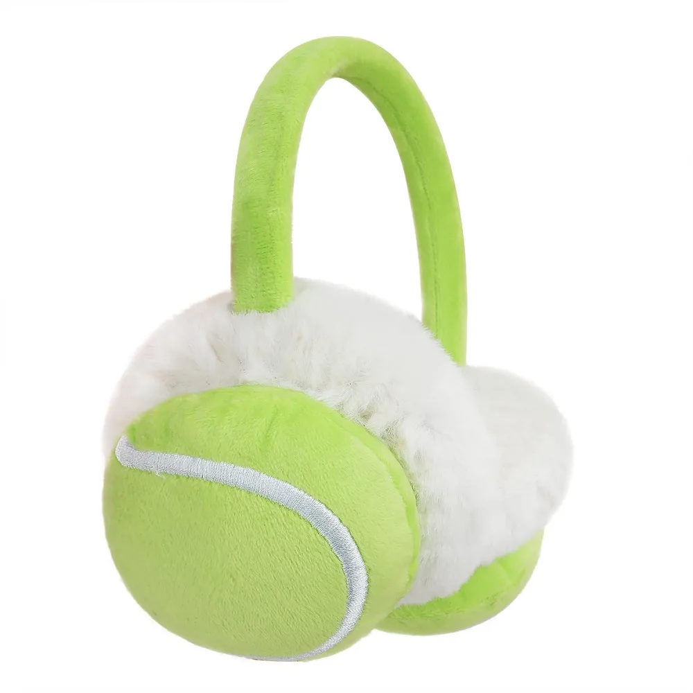 

Детские теплые наушники в форме мяча (бейсбол, волейбол, теннис, регби), зимние наушники-грелки, мультяшные наушники для активного отдыха