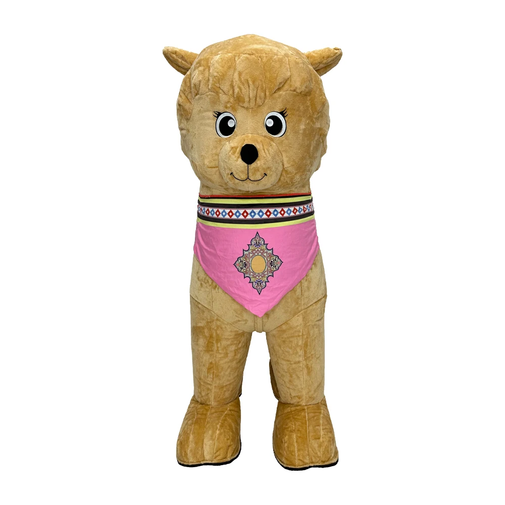 

Cartoon Alpaca Inflatable Costume Adult Character Cosplay Halloween Carnival Mascot Party Costume