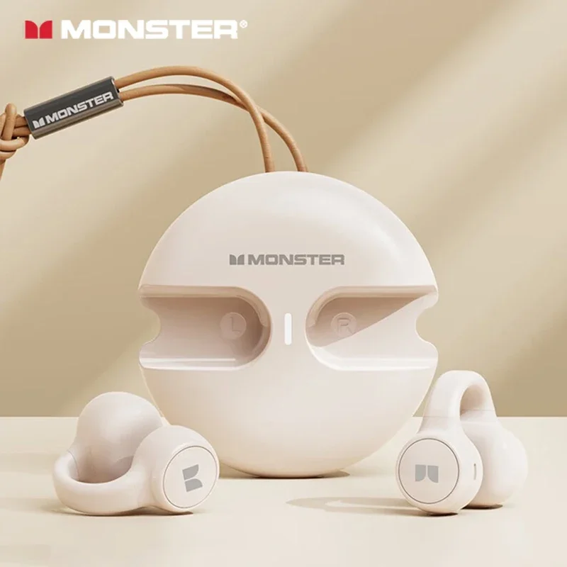 Monster XKT21 auriculares inalámbricos Bluetooth Control táctil con micrófono auriculares con Clip para la oreja auriculares para juegos de música auriculares de baja latencia