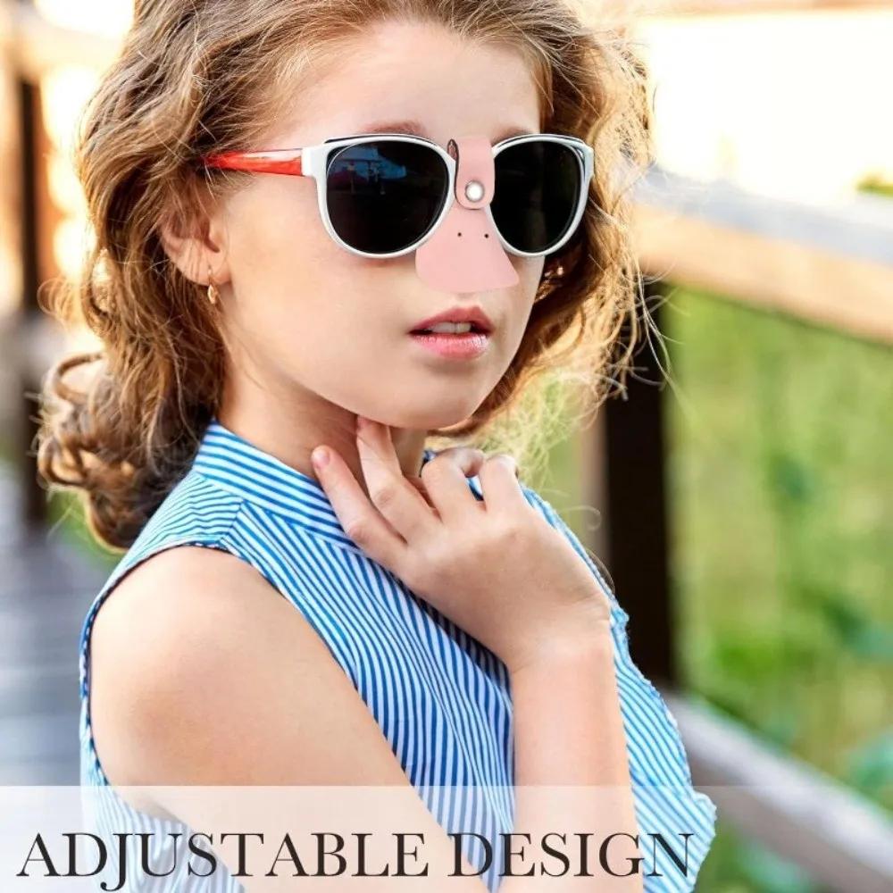 Creative Nose Protector for Sunglasses Soothing PU Leather Sun Protection Nose Guard Anti Sun Portable UV Cut Nose Patch Daily