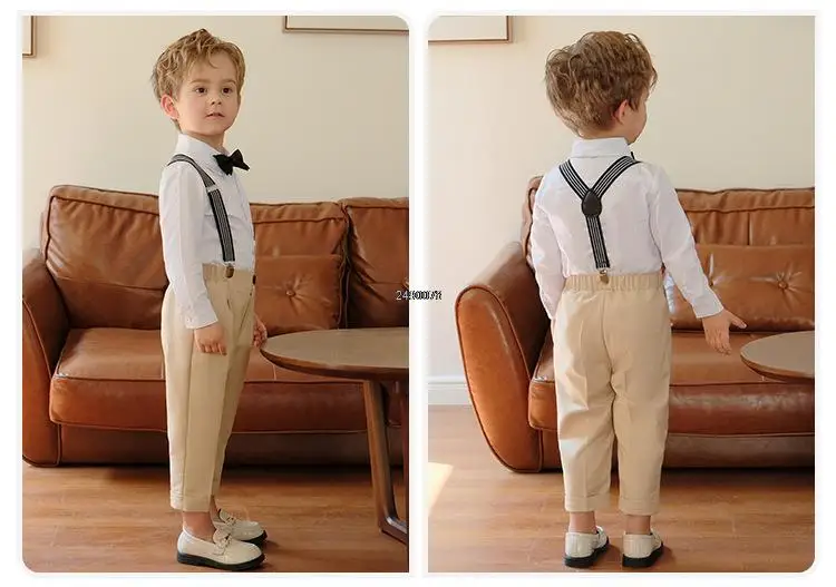 Boys Children\'S Day Photography Suit School Kids Formal Wedding Dress Performance Suit 1 Year Baby Birthday Ceremony Costume