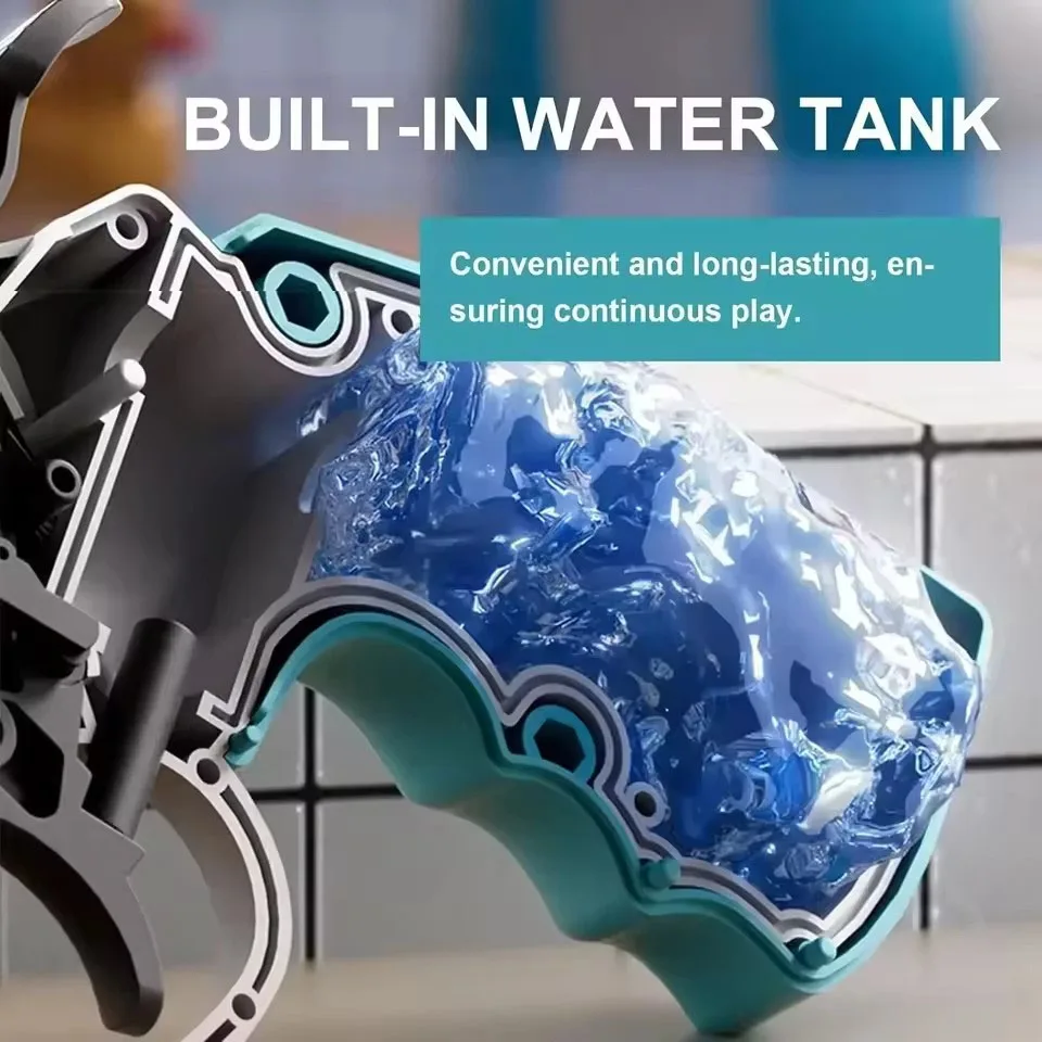 1PC été Mini Revolver pistolet à eau jouet mécanique continu pistolet à eau jouets garçons filles en plein air plage WaterToys enfants cadeau de vacances
