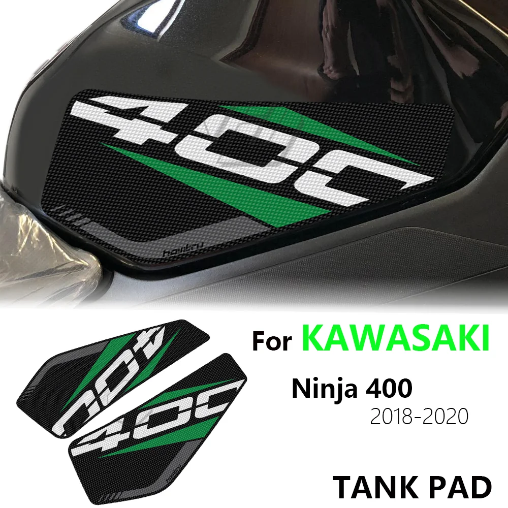 

For Kawasaki NINJA 400 2018-2020 Tank Grip Traction Pad Side Tank Pad Protection Knee Grip Mat Tank Sticker