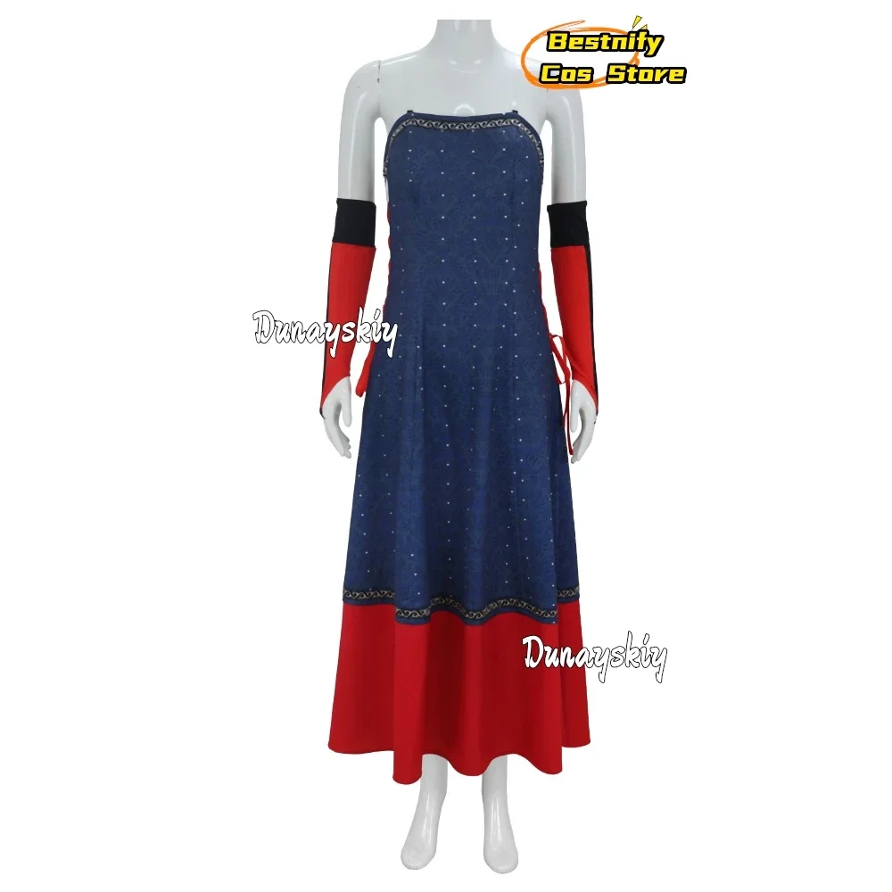CosplayGame Triss تأثيري ميريجولد زي حمالة فستان مثير قفاز موحدة شعر مستعار أحمر مجموعة أنيمي تريس لعب الأدوار الدعاوى النسائية الدكتور