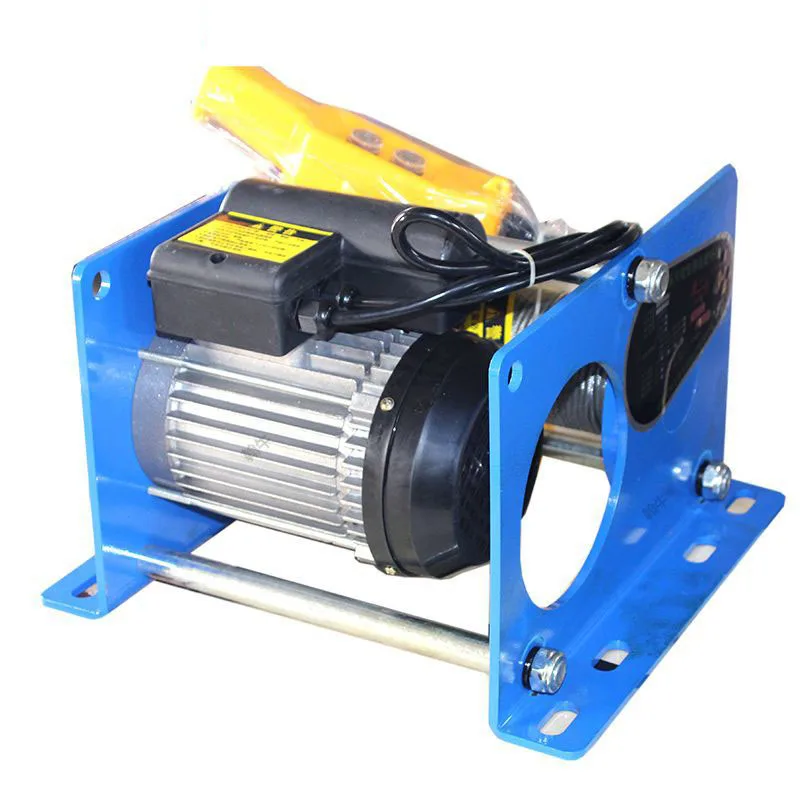 1T Miniature Winch 220V Small Wire Rope Electric Hoist 380V Hanging German Small Winch 60M