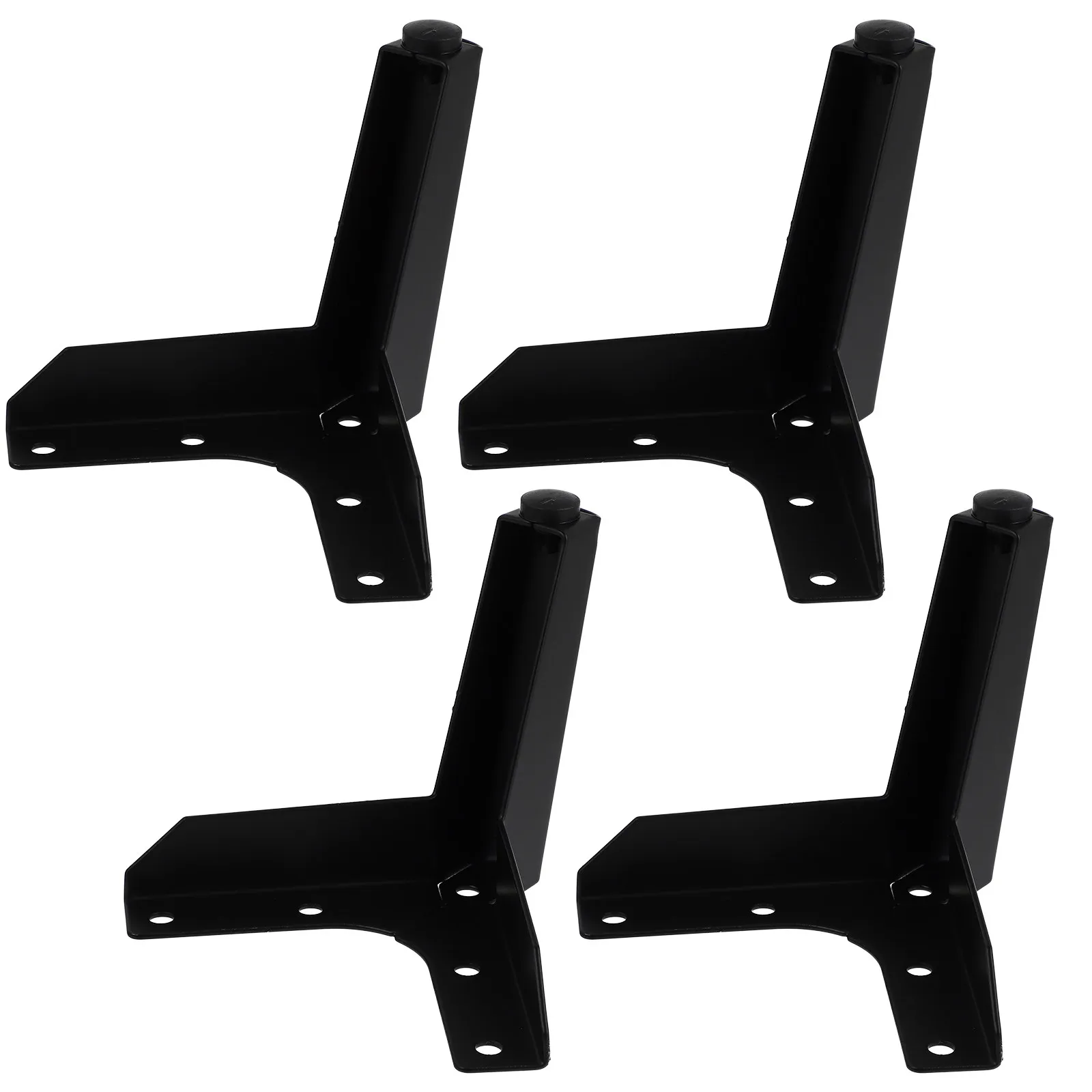 4Pcs Smooth Finish Iron Aircraft Foot Furniture Legs Heavy Duty Support for Sofa Cabinet Table Desk Bookshelf Metal Leg Feet