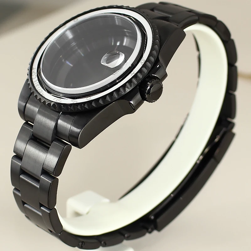 حزام ساعة من الفولاذ المقاوم للصدأ للرجال لحركة NH35/Eta2824 28.5 ملم ملحقات التقويم #4