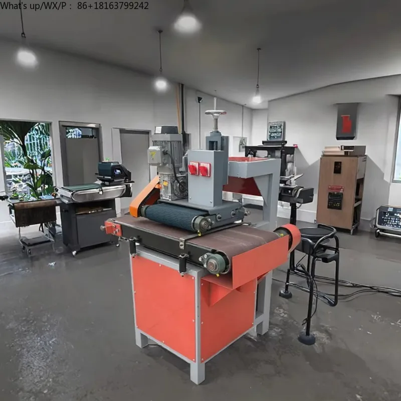 Adjustable Height Drum Sander Belt Sanding Machine Wood Shaving Polishing for Wood Slab Floor Plank Timber Strip Wood Machine