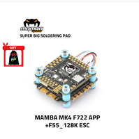 Diatone MAMBA F722 APP MK4 WIFI/DJI Flight Controller Stack F7 45A/55A/65A 128K BLHeli32 ESC 6S 4in1 Dshot1200 Brushless ESC