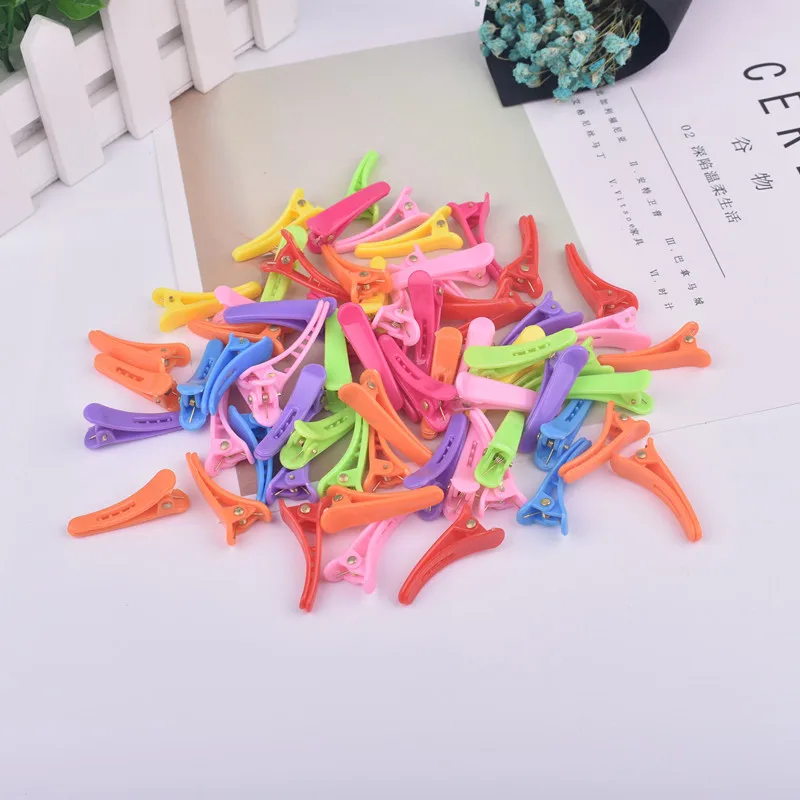 50pcs/Set Candy Color Baby Hairpins Sweet Girls Hair Clip Headband Kids Cute Heart Type Metal Fashion Hair Accessories Ornaments