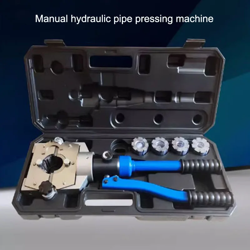 Manual Hydraulic Pipe Clamping Machine Repair Tools Hose Pipe Crimping Tool Air Conditioning System Pipeline Crimping Tool