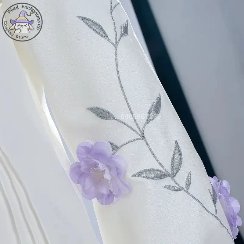 CyGame Love and Deepspace Aster 코스프레 의상 남성용 목걸이가 달린 인기 롤 플레잉 화이트 스커트 Comic Con Party Clothes