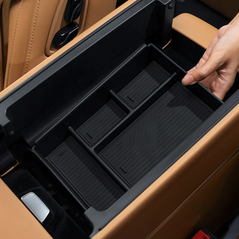 ل Voyah Dream 2025 صندوق تخزين مسند الذراع التحكم المركزي تنظيم صندوق تخزين الملحقات #2