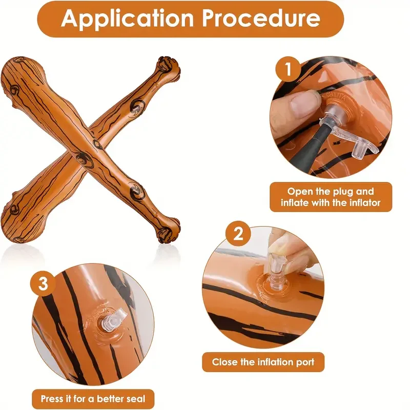 Bastão de beisebol inflável 90cm, madeira falsa, pvc, suprimentos para festa esportiva, bastões de torcendo reutilizáveis, decorações para meninos, presentes de brinquedo