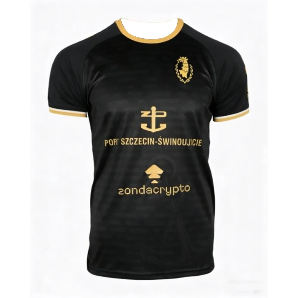 Pogoń Szczecin 2026 New Model Team Uniform Short Sleeved Basketball Shirt Polish League Fan Edition Breathable Quick Drying