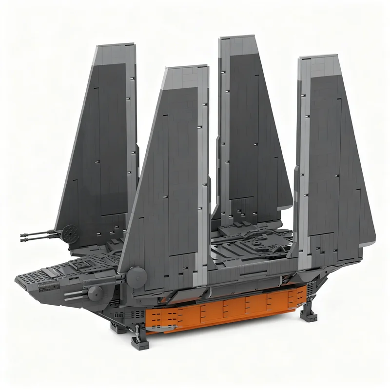 4481pcs MOC Star Battle Zeta-class Heavy Cargo Shuttle Model Christmas Gift Decorative Tabletop Accent Office Desk Decoration