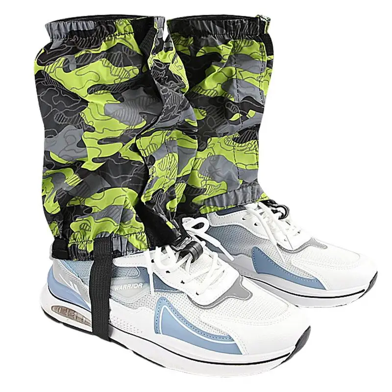 Trail Gaiters Shoe Covers Snug Fit Gaiters Easy On/Off Breathable Comfortable Gaiters For Snow Trail Running Hiking Hunting