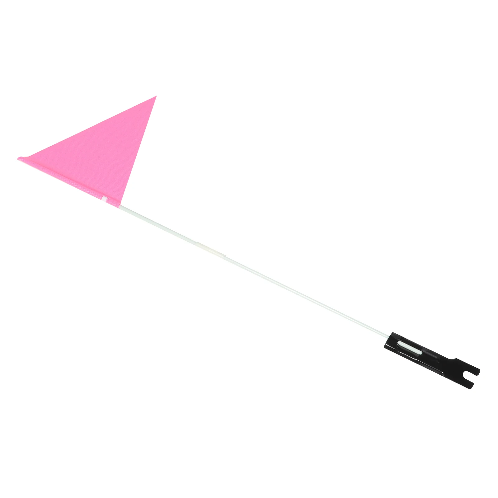 

1 set Bicycle Logo Pink Reflective Flag Pole Durable Warning Safety Flag Reliable Riding Safety Warning Flags Bike Supply
