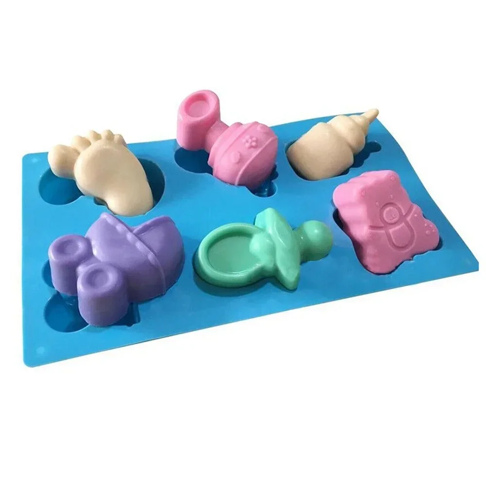 Silicone Cake Mold Infant Pacifier Chocolate Cake Decorating DIY Cookies Fondant Mould Baking Tools Baby Birthday Cake Decor