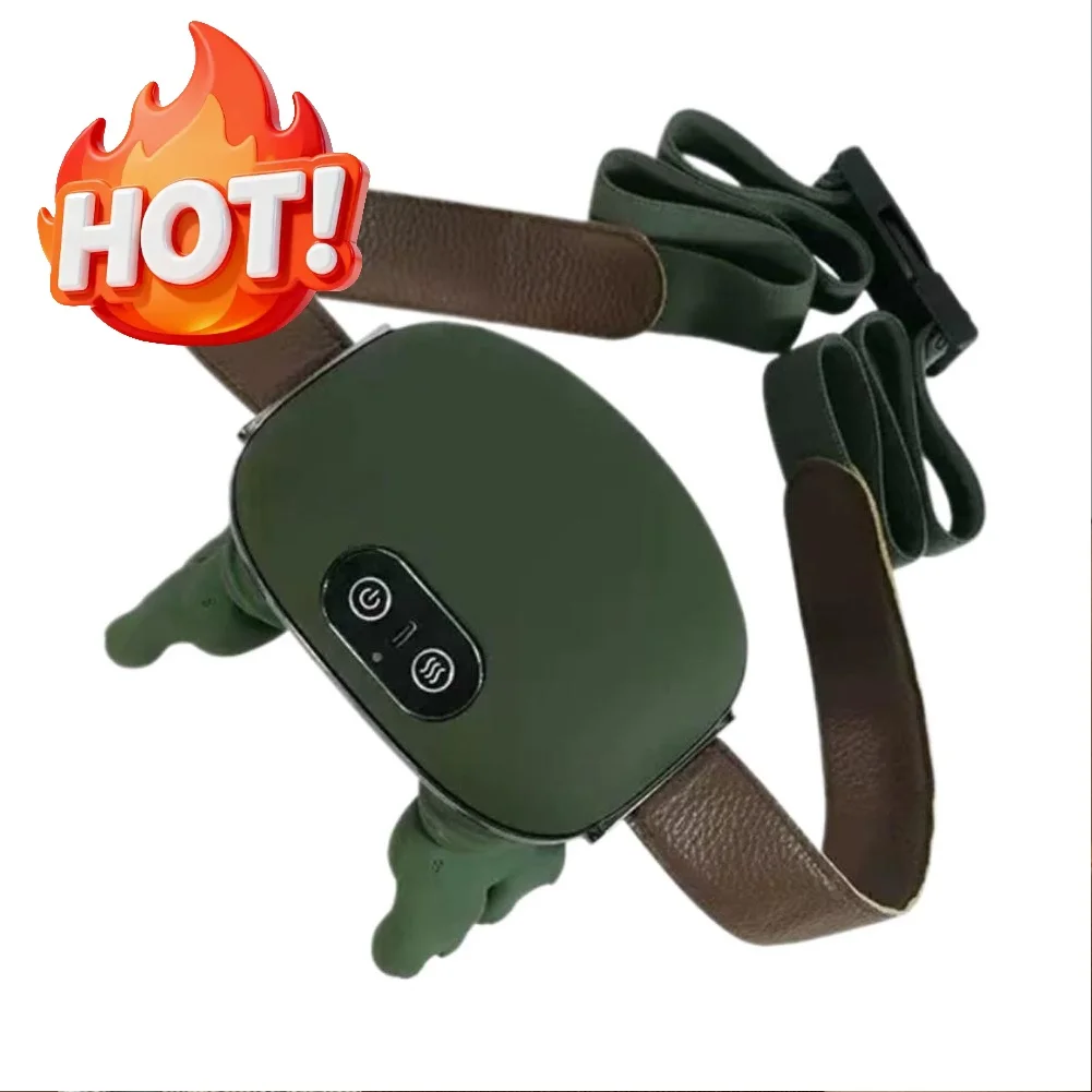 

Bionic 3 Level Heated Neck Shoulder Massager 4D Kneading Bionic Wireless Massage Pillow for Muscle Relaxation Comfort