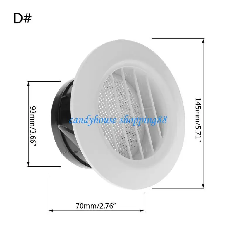 D7ye Grille Round Diffuser Ducting Air