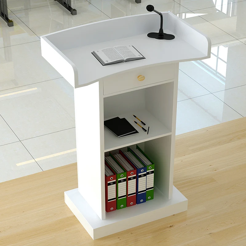 Speech podium, speech podium, emcee podium, lecture desk, minimalist modern welcome , shopping guide