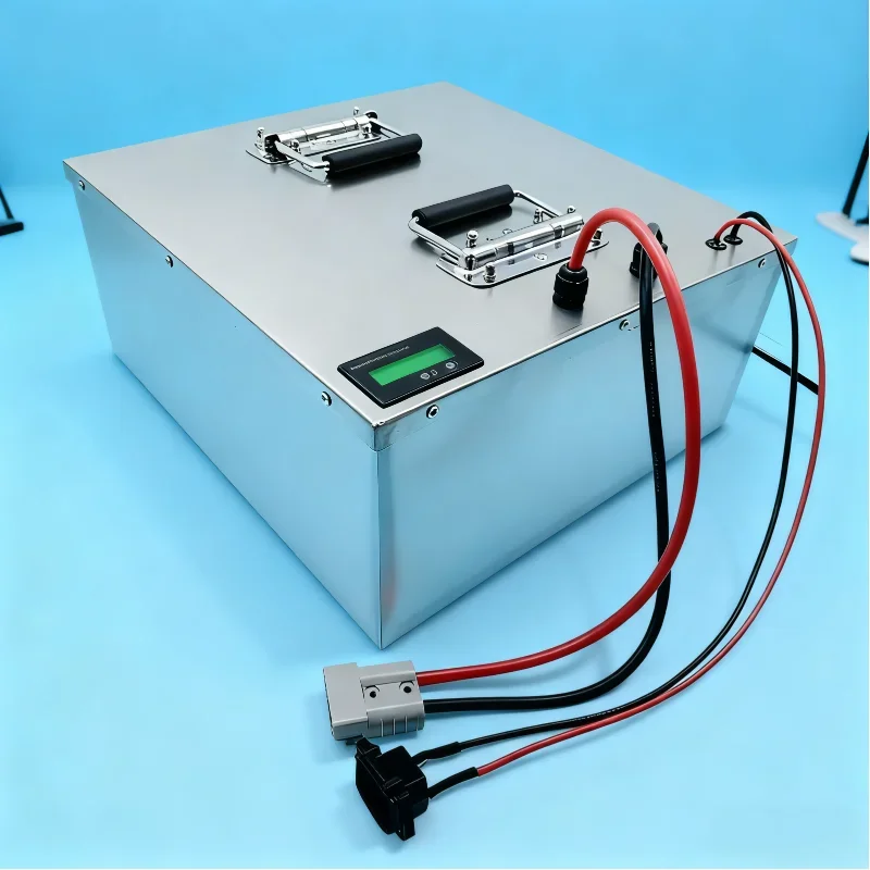 60V Li-ion Battery 50Ah-300Ah with Charger | Bluetooth Enabled + BMS Protection | High Capacity Lithium Ion Battery for 3000W-12