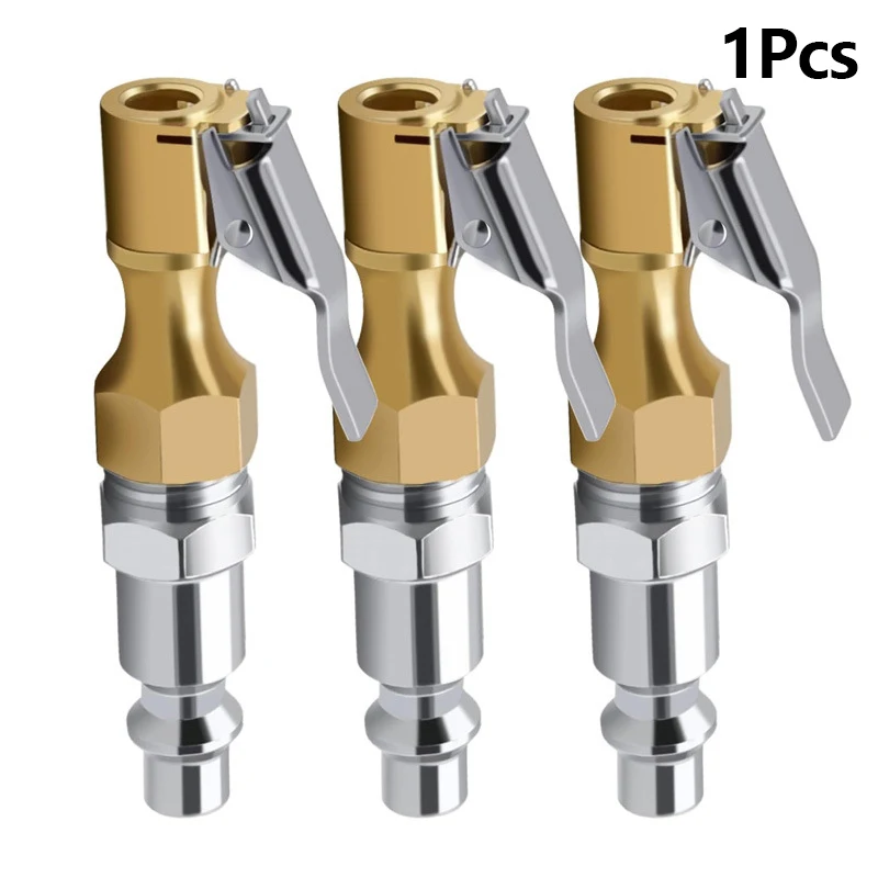 

Латунный зажим для насоса воздушного компрессора, американский калибр, разъем сопла для шин для автофургонов, автомобилей, грузовиков, аксессуары для накачивания