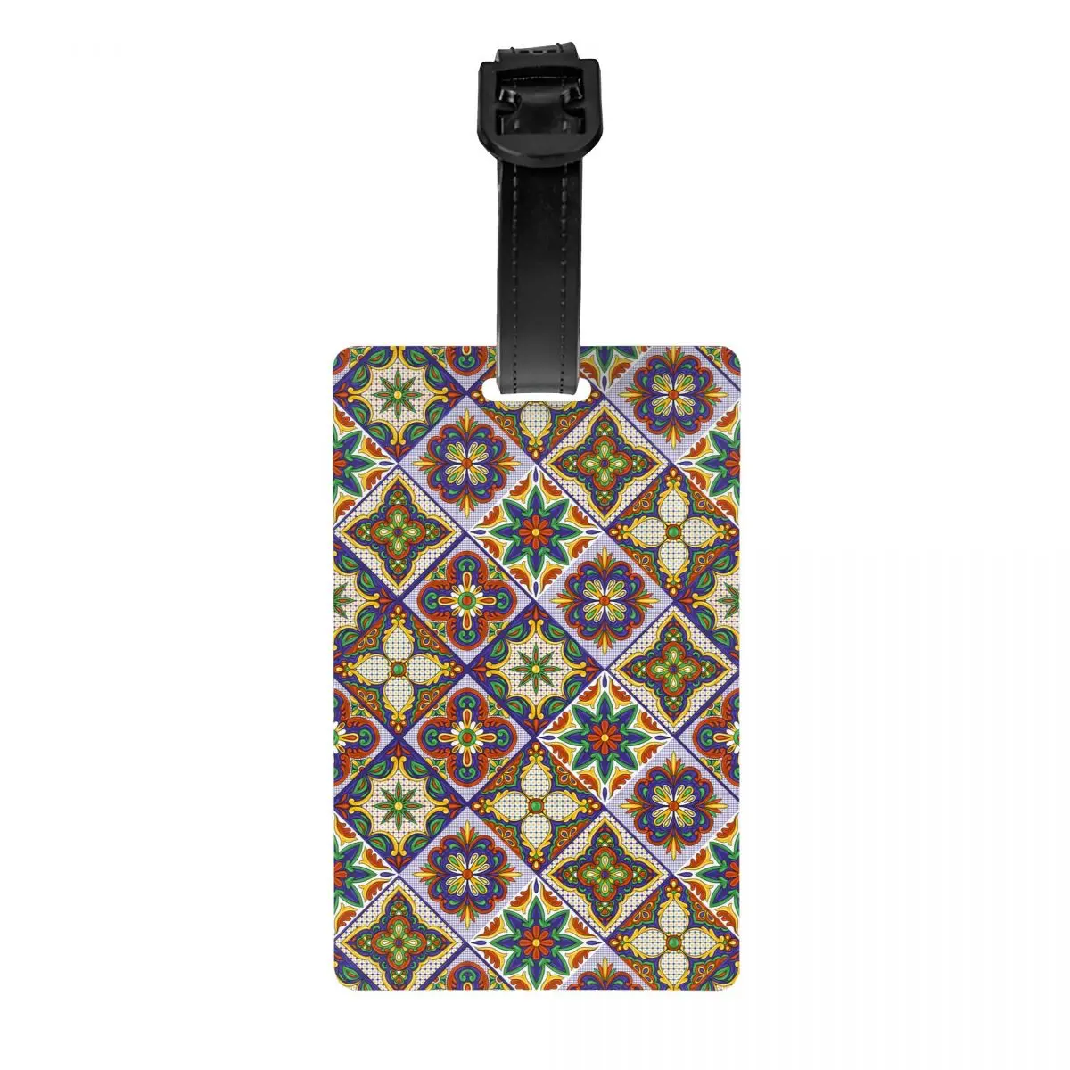 

Мексиканская плитка, багажная бирка для чемоданов, милые багажные бирки, конфиденциальная обложка, имя, удостоверение личности