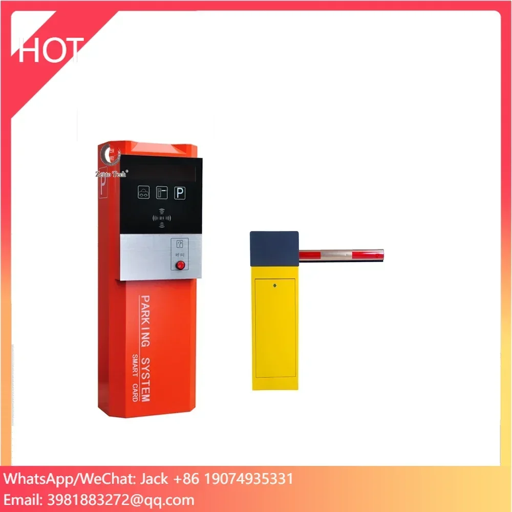 CE Approved RFID And IC/ID Barcode Ticket Vehicle Access Control Auto Payment Barrier Gate Parking Lot System