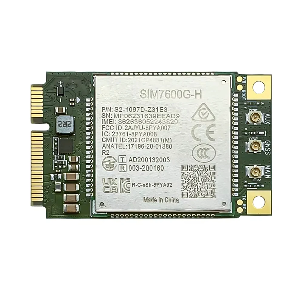 SIM7600G SIM7600G-H Mini Pcie LTE Cat4 Global Module USB Adapter 4G GPS Antenan 15cm SMA Female to MHF1 Cable