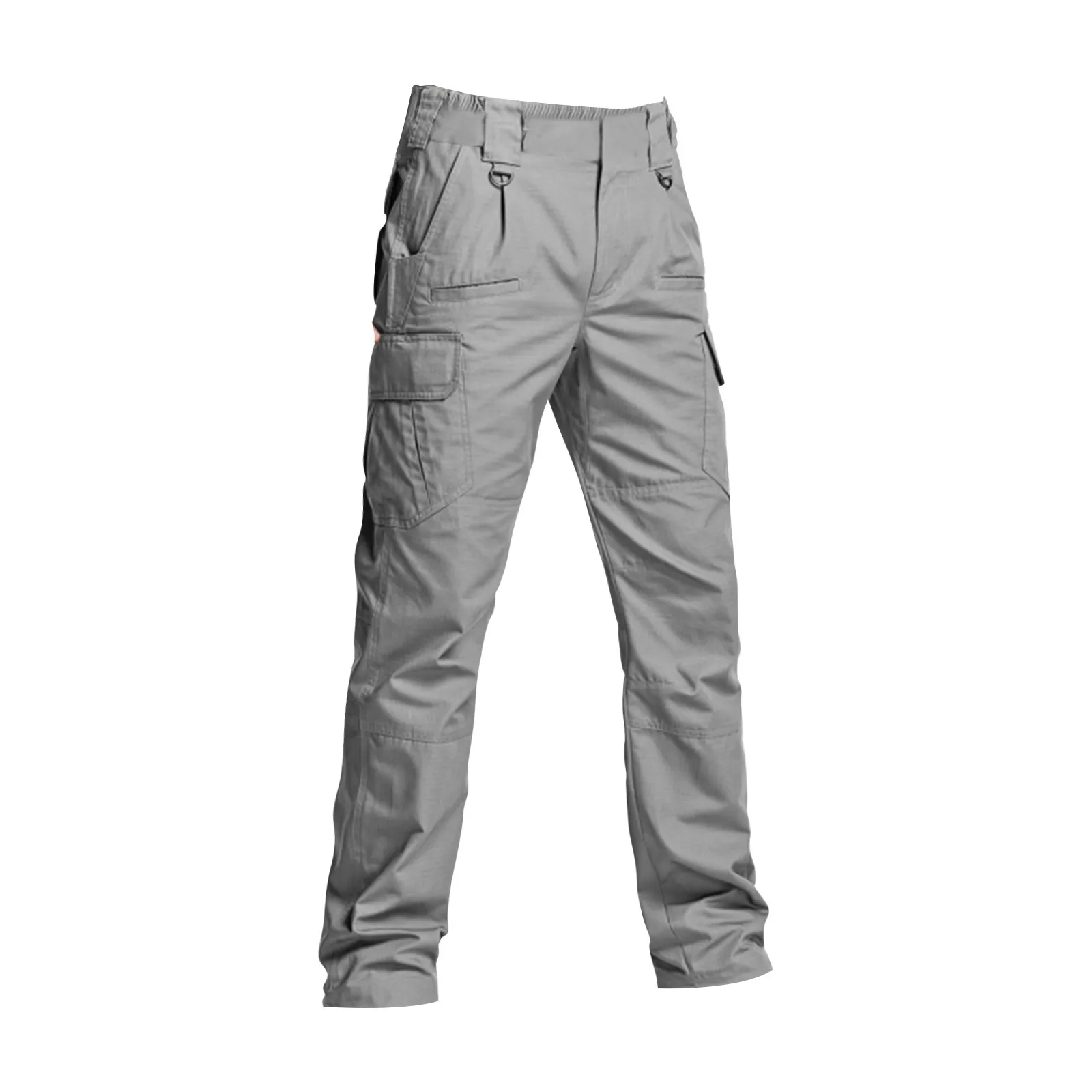 

Мужские мешковатые повседневные брюки, мужские свободные прямые брюки большого размера, прямые свободные брюки-карго с карманами на пуговицах, мешковатые дышащие брюки