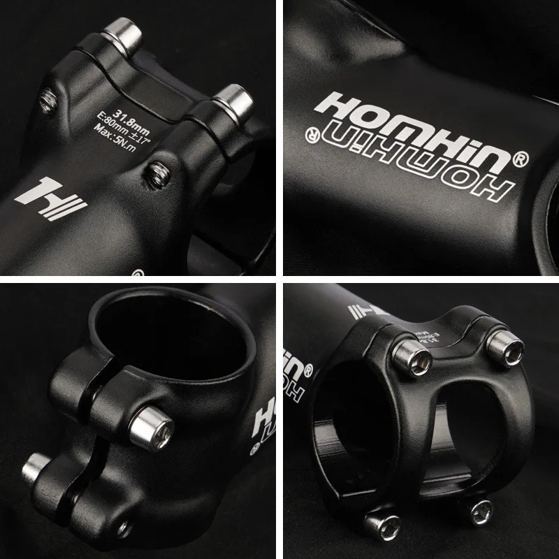 

Ultralight Bicycle Handlebar Stem Adjustable ±7 ±17 Degrees Bike Stems 31.8*45-120mm 3D Forged Aluminum Alloy Bike Accessories