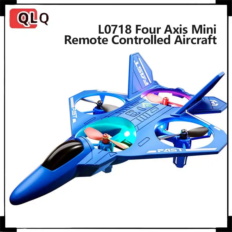 New Product L0718 Four Axis Mini Remote Controlled Airplane Air Pressure Fixed Wing Modeltoy