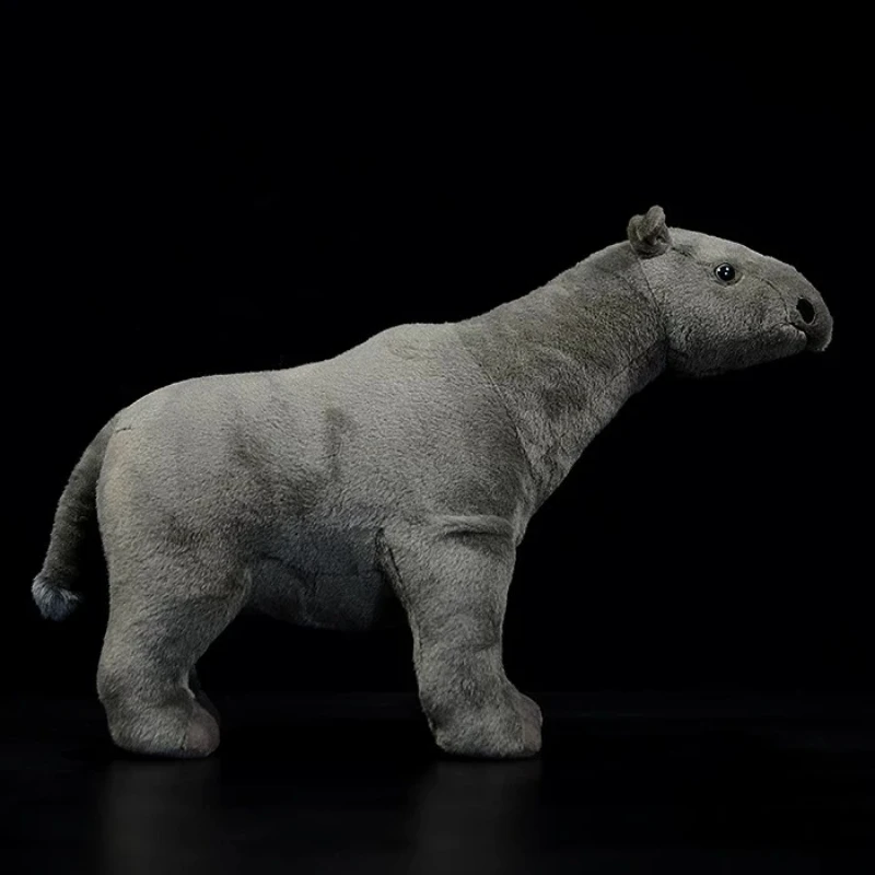 

Original Cute Stuffed Paraceratherium Oligocene Giant Rhinoceros Plush Toy Soft Simulation Doll Lifelike Animal Model Gift