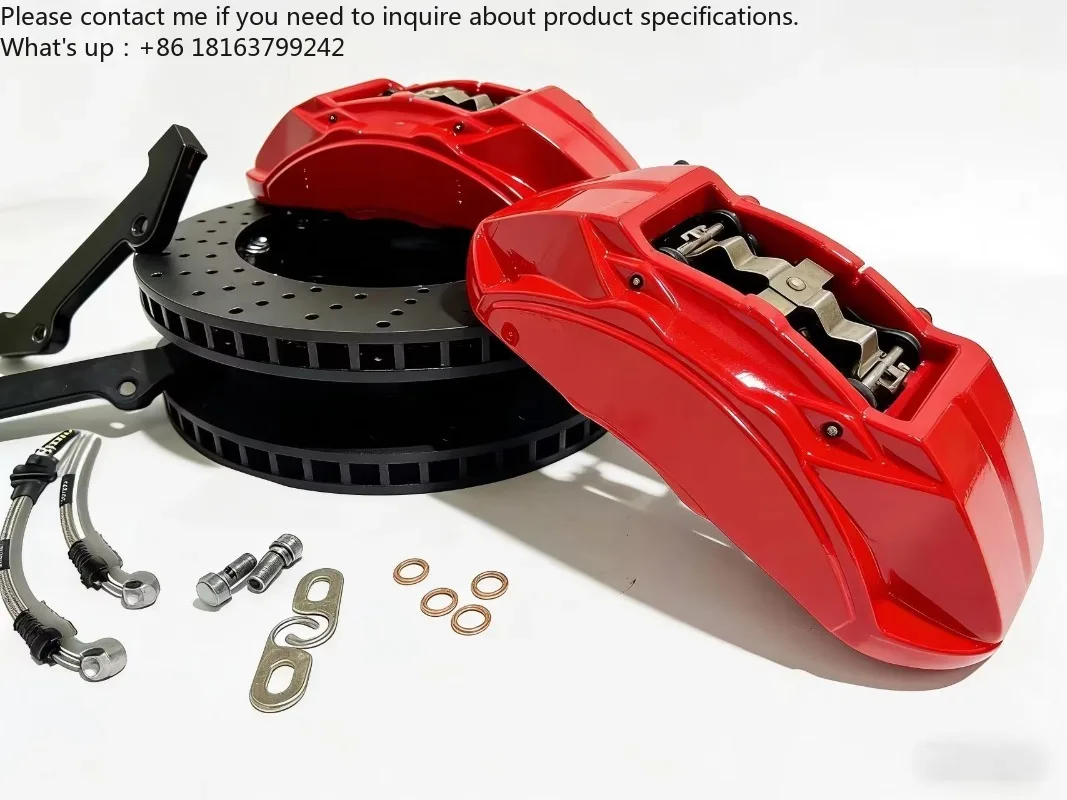 

High Performance F55 4-Piston Racing Brake Caliper Upgrade Kit Front Rear for Toyota Dodge Acura Honda Accord Audi A5 A6 TT