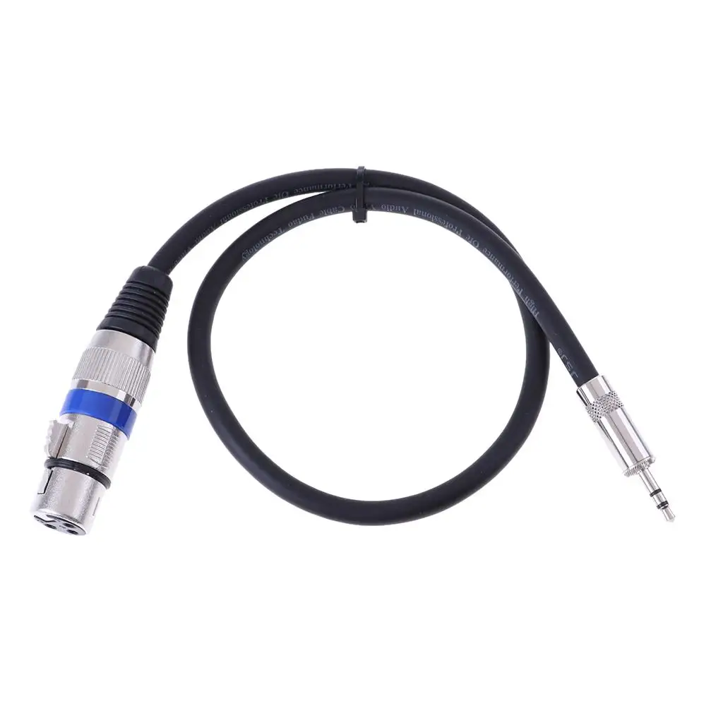 3,5-mm-Stecker auf XLR-Kabel, 3,5-mm-Stecker auf XLR-Buchse Audiokabel für Mikrofon