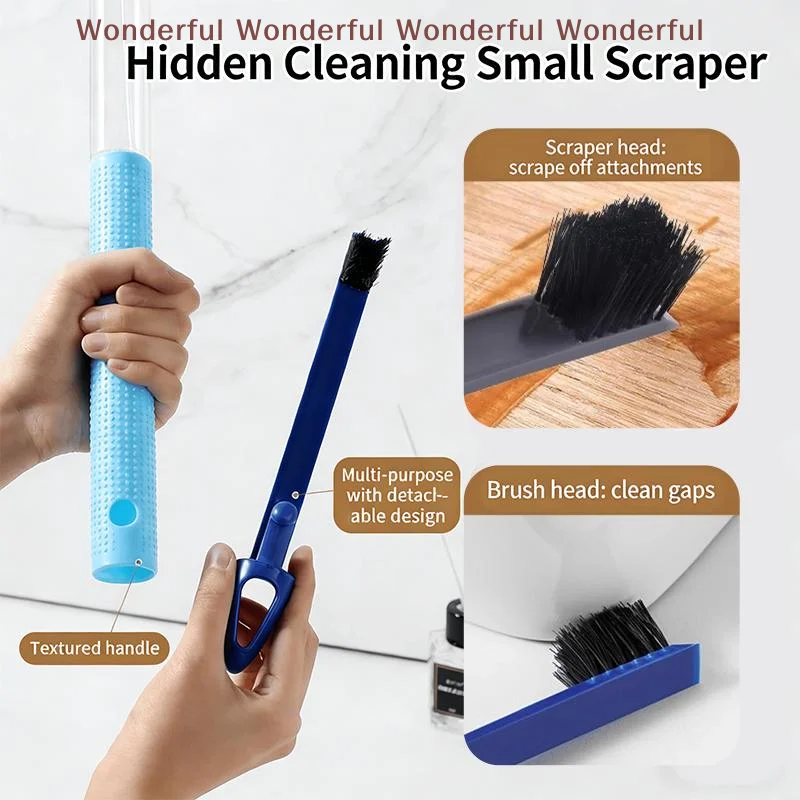 Window Spray Wiper Dual-Sided Glass Cleaning Scraper Non-Streak Soft Silicone Blade for Home Car Glass Cleaning Tool