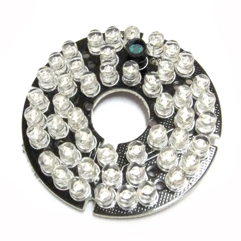 

48Leds 5mm Infrared IR 90 Degrees Bulbs Board 48 LEDs 850nm Illuminator For CCTV Camera